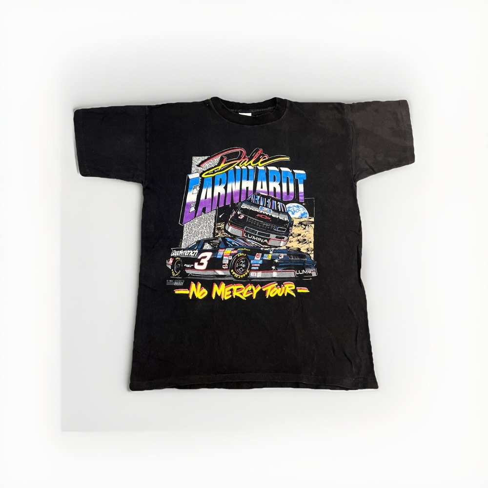 Vintage 1993 Dale Earnhardt Sr. Single Stitch T Shirt‎ XL No Mercy Tour NASCAR